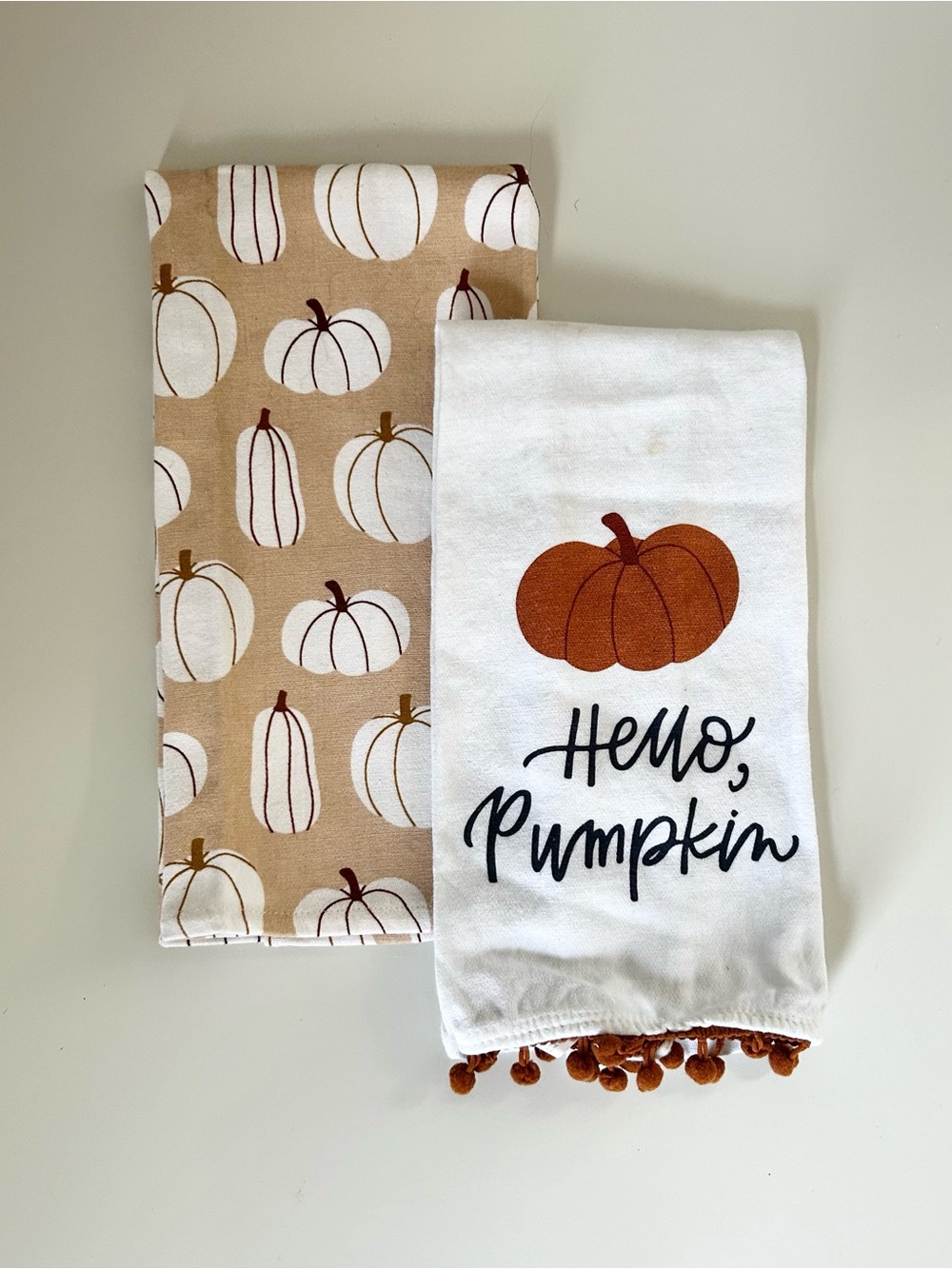 Hello Pumpkin Fall Decorative Kitchen Towel Set